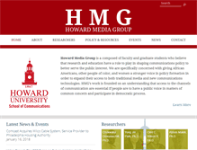 Tablet Screenshot of howardmediagroup.org